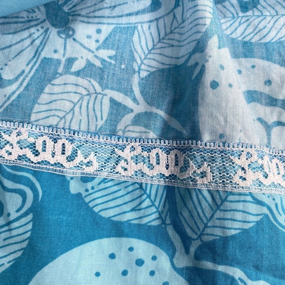 Vintage Lilly Pulitzer Size 10 Strapless Dress Butterfly Garden Lined A-Line‎ - Picture 11 of 14